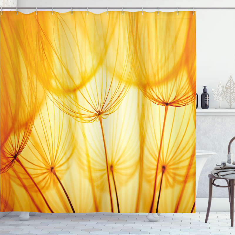 Dandelion Summer Garden Shower Curtain