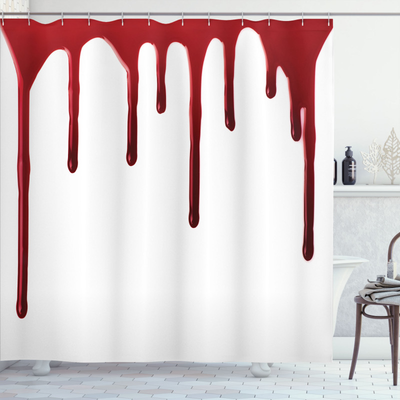 Halloween Zombie Crime Shower Curtain