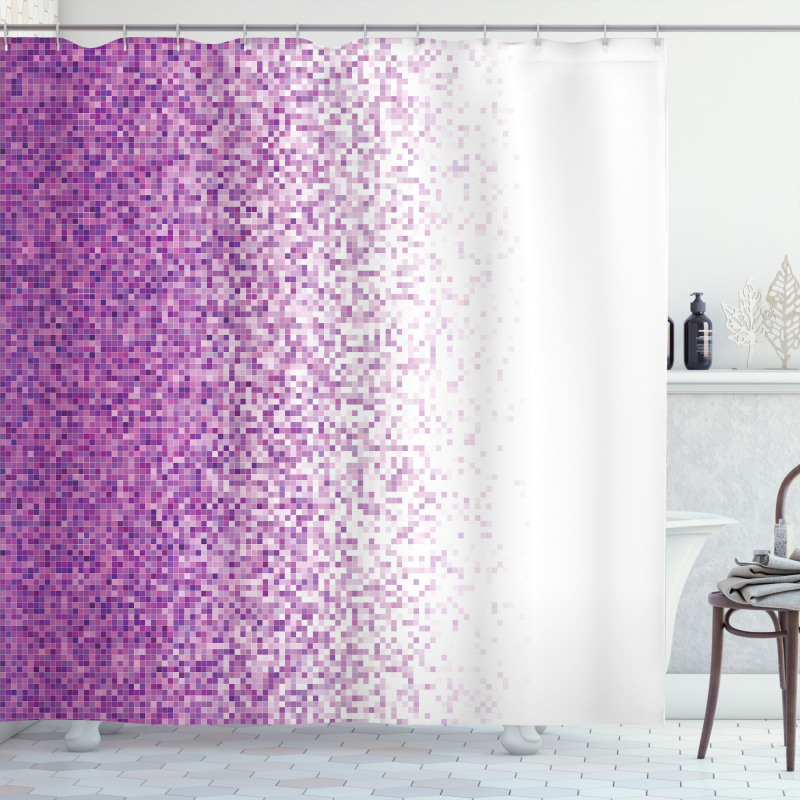 Digital Style Mosaics Shower Curtain