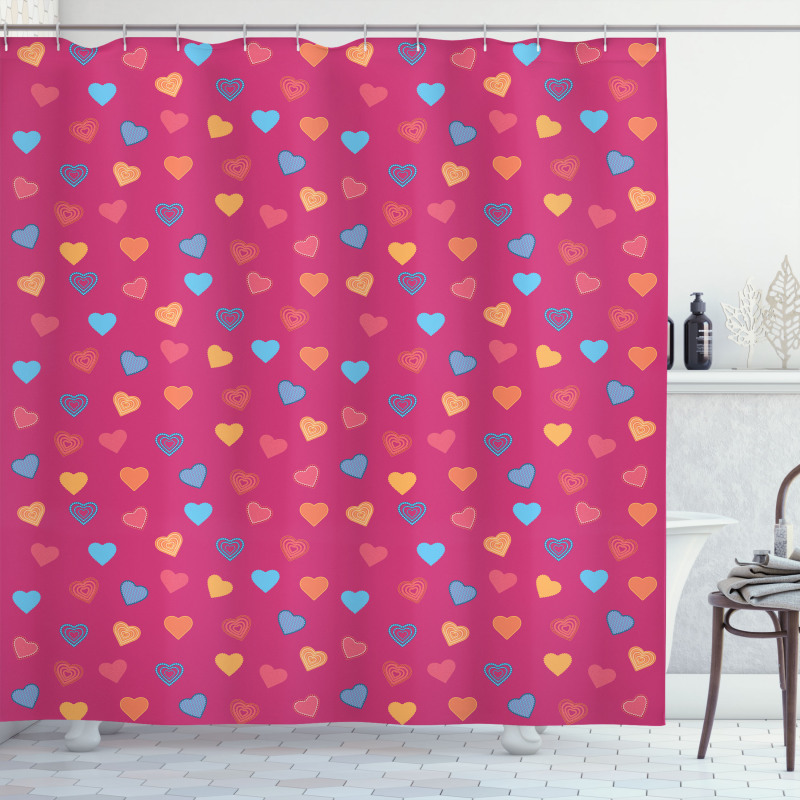 Valentine Days Lovers Shower Curtain