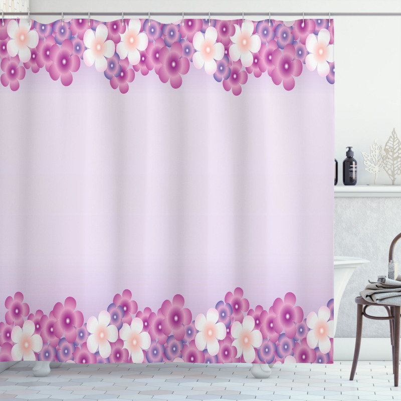 Floral Petals in Spring Shower Curtain