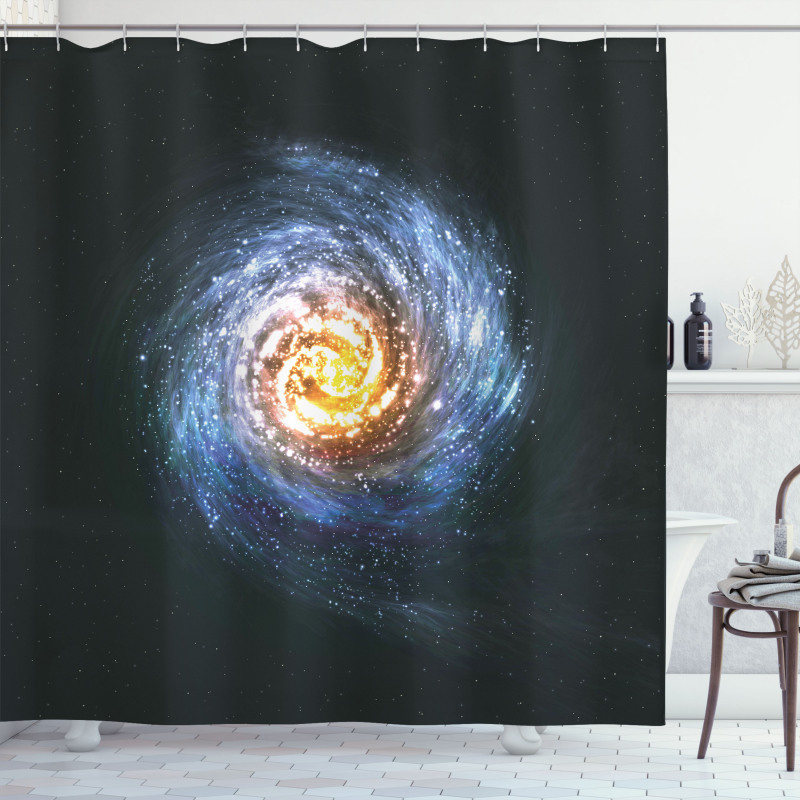 Mysterious Space Road Shower Curtain