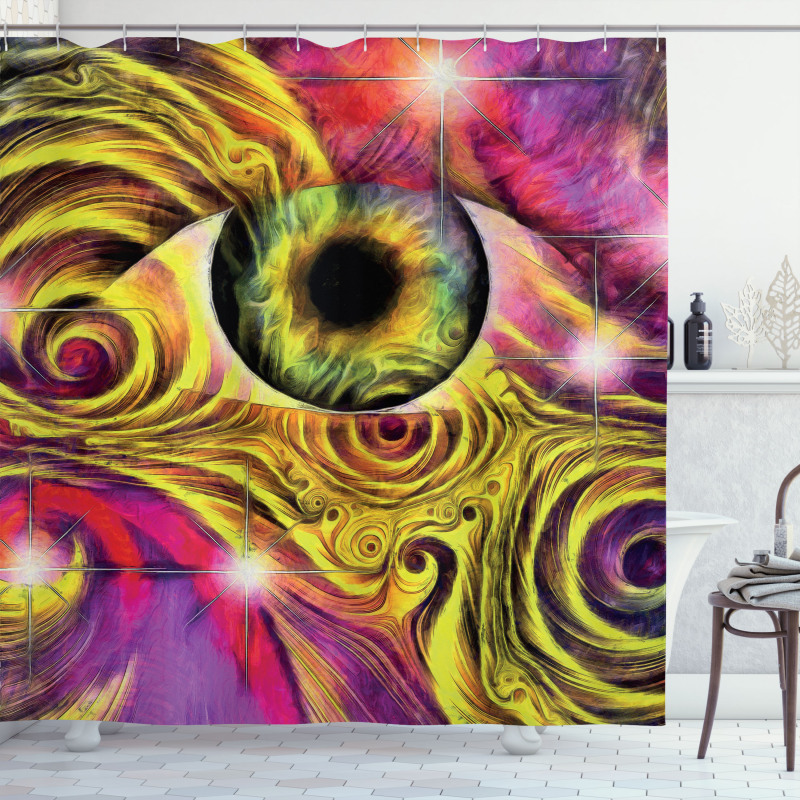 Hippie Vivid Color Shower Curtain