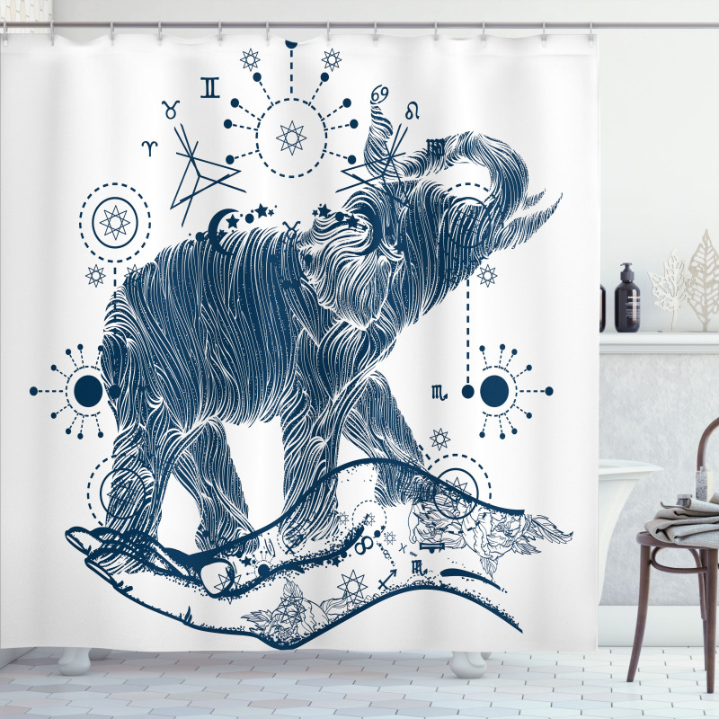 Occult Shower Curtain