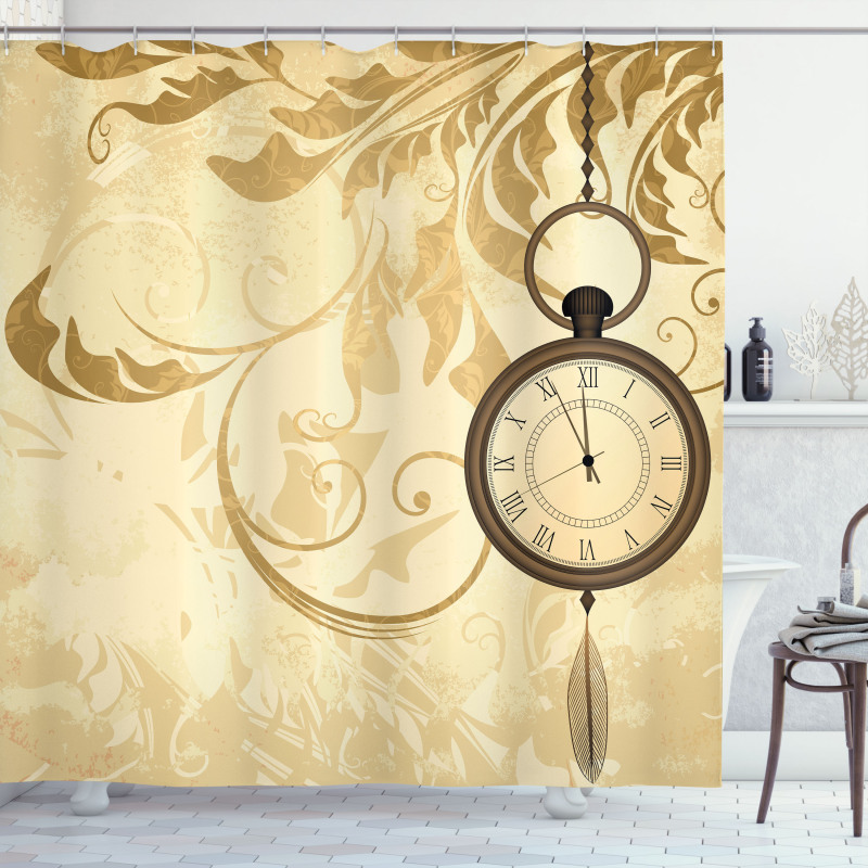 Grungy Backdrop Design Shower Curtain