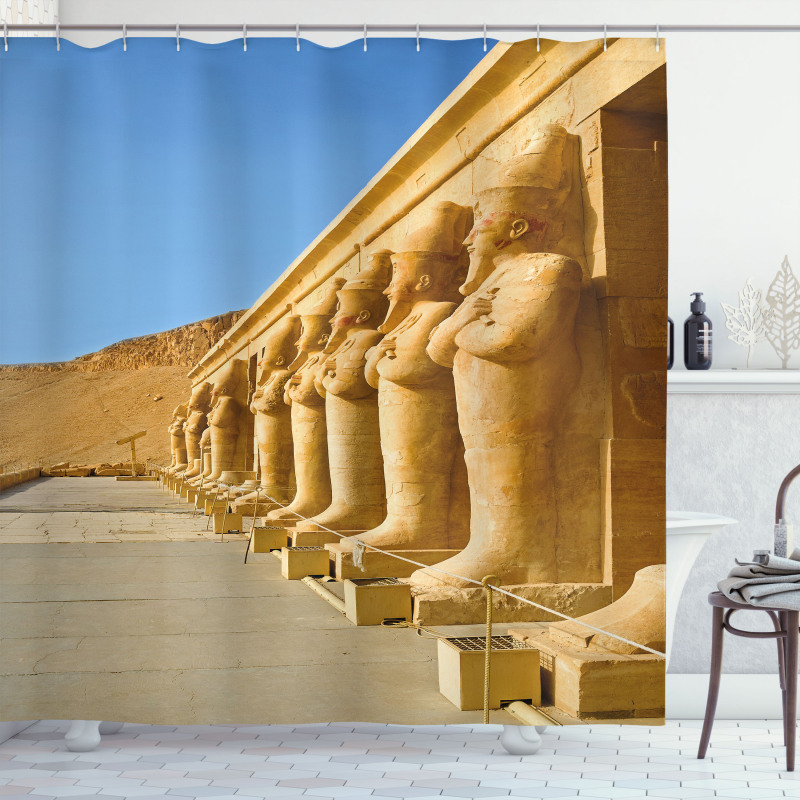 Hatshephut Building Photo Shower Curtain