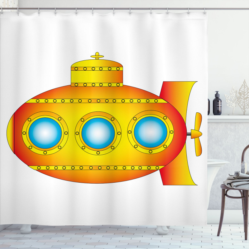 Sea Vessel Shower Curtain