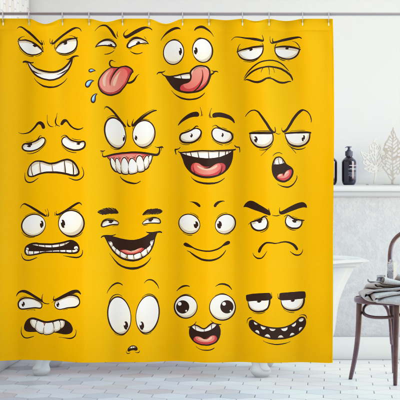 Hot Happy Love Sarcastic Shower Curtain