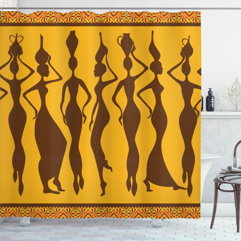 Exotic Females Bohemian Art Shower Curtain
