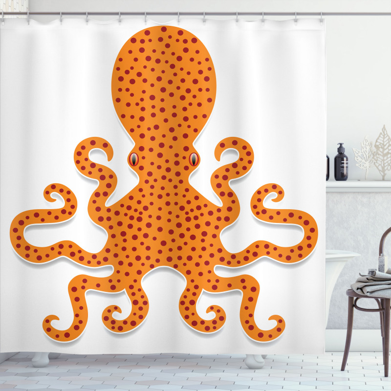 Octopus Marine Mosters Shower Curtain