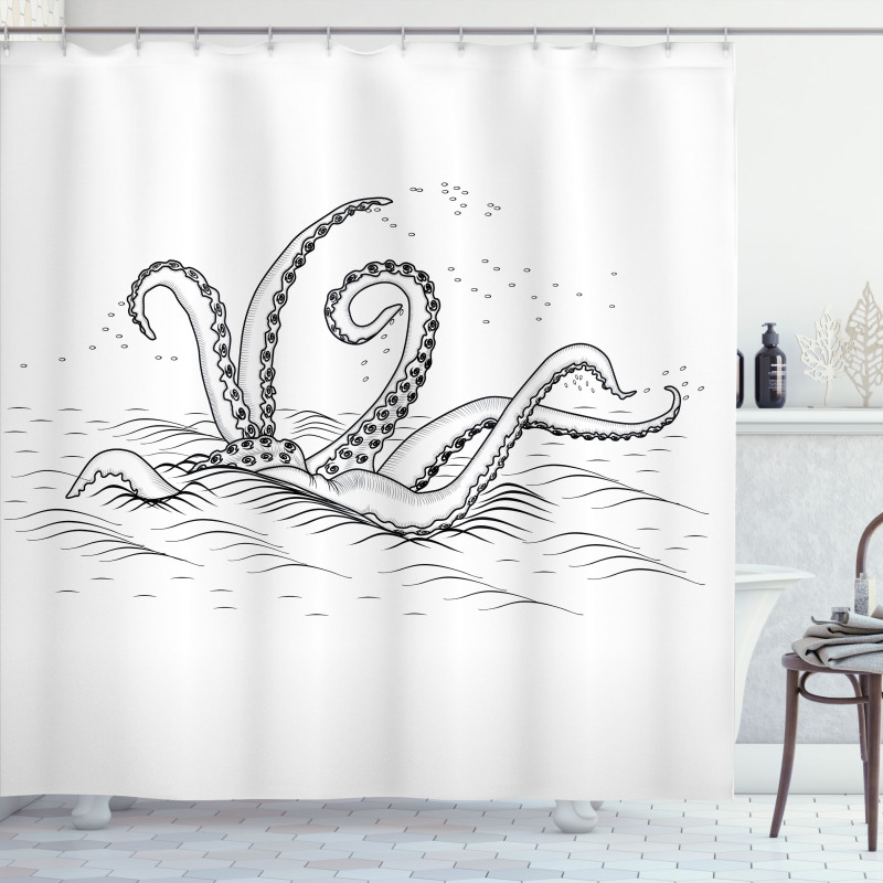 Myth Creature Shower Curtain