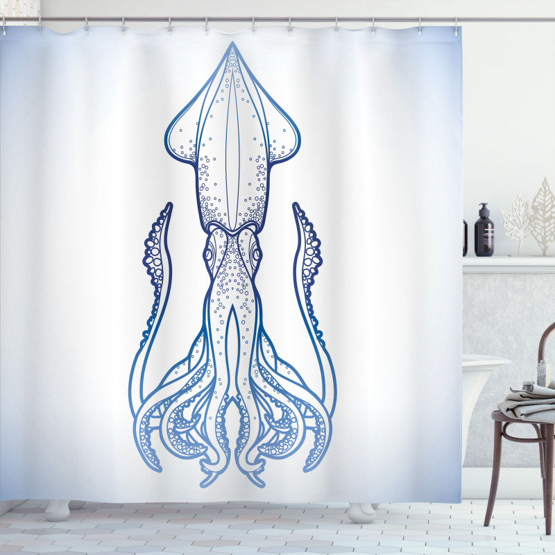Nautical Marine Design Shower Curtain
