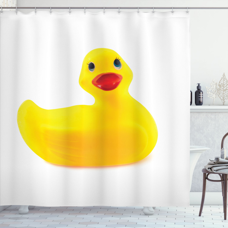 Yellow Ducky Shower Curtain