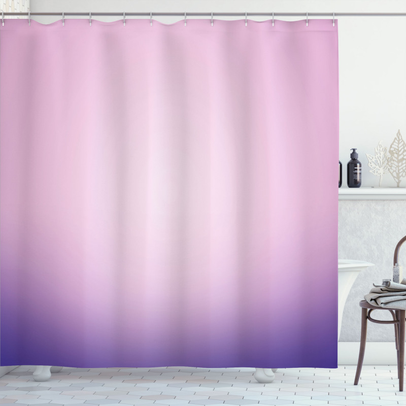 Pink and Purple Ombre Shower Curtain