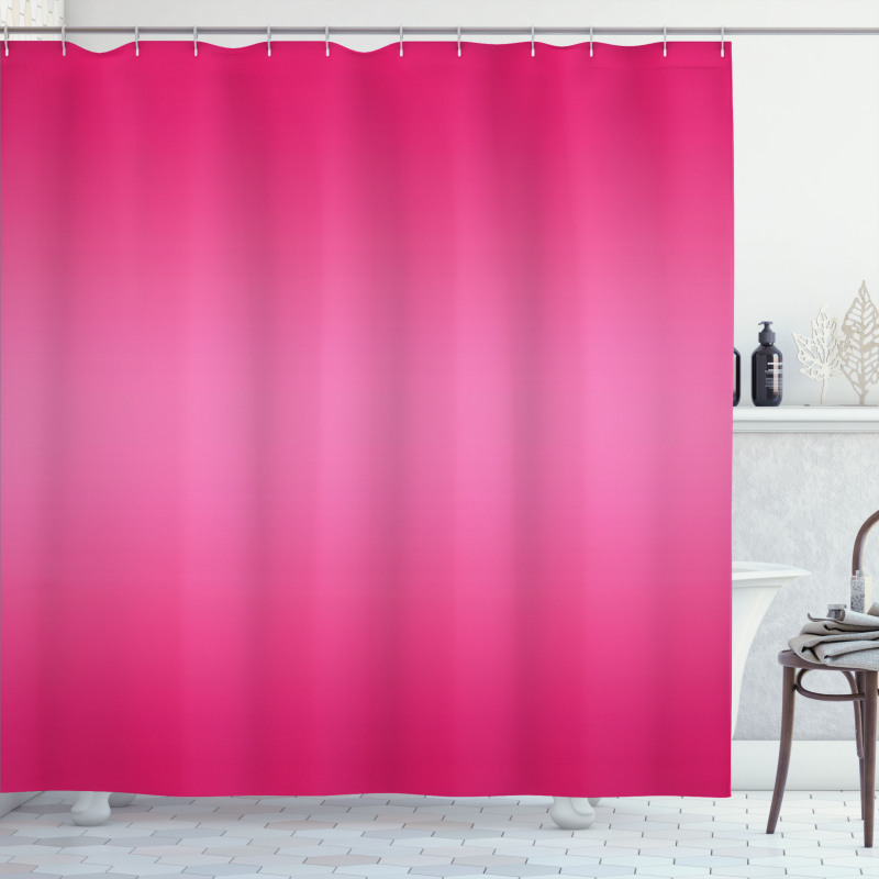 Modern Pink Room Design Shower Curtain