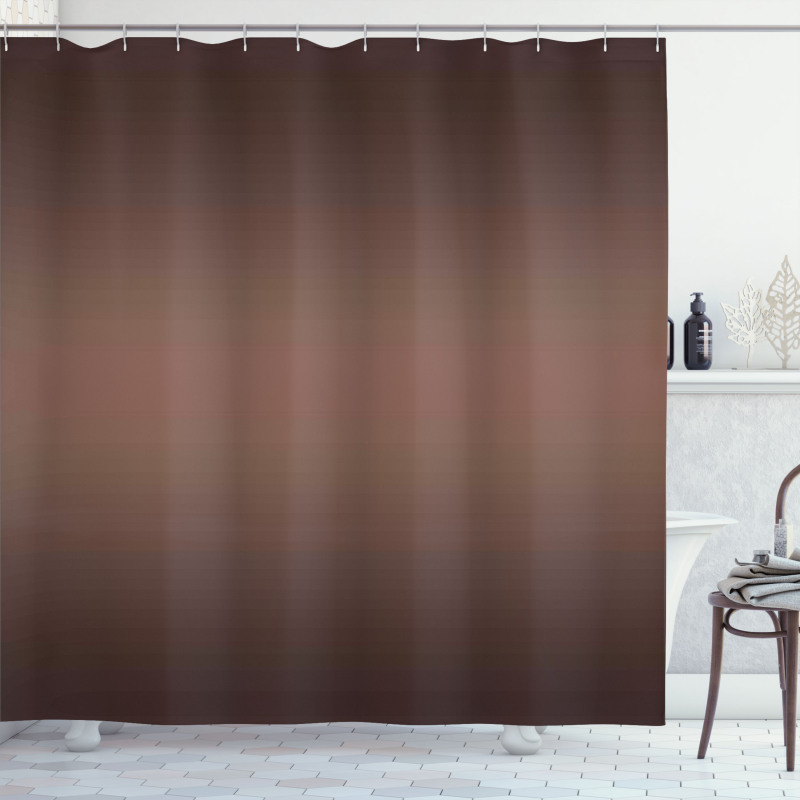 Digital Brown Room Shower Curtain