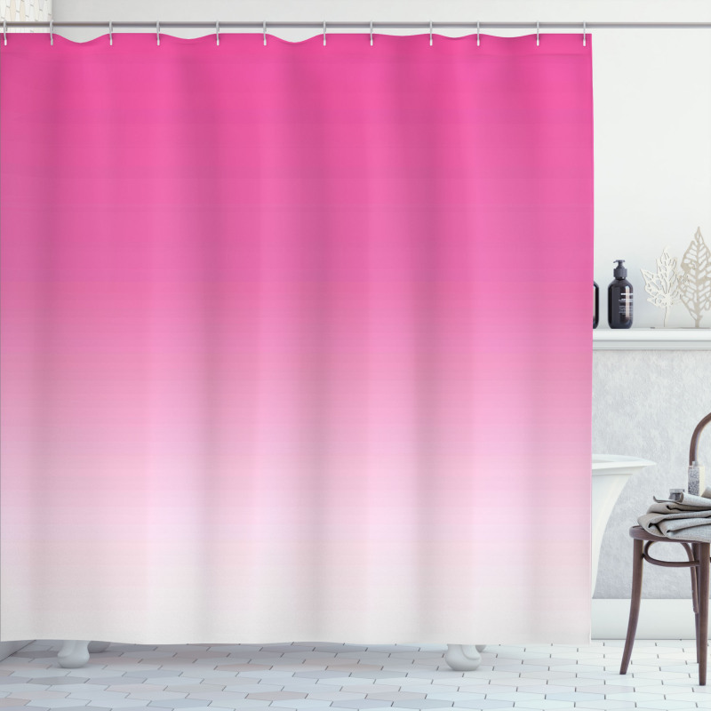 Digital Hot Pink Design Shower Curtain