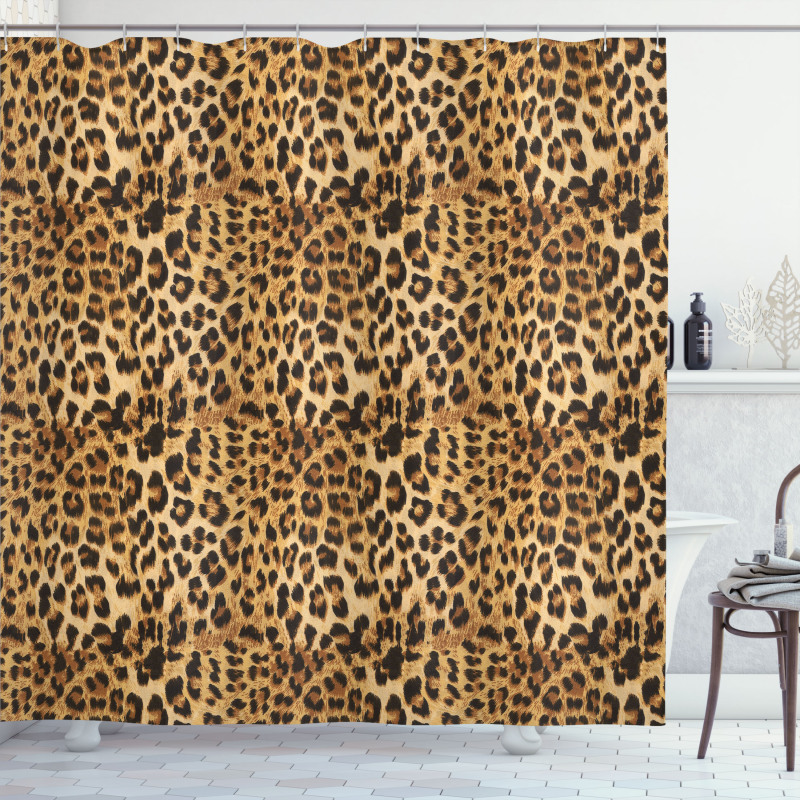 Leopard Print Shower Curtain