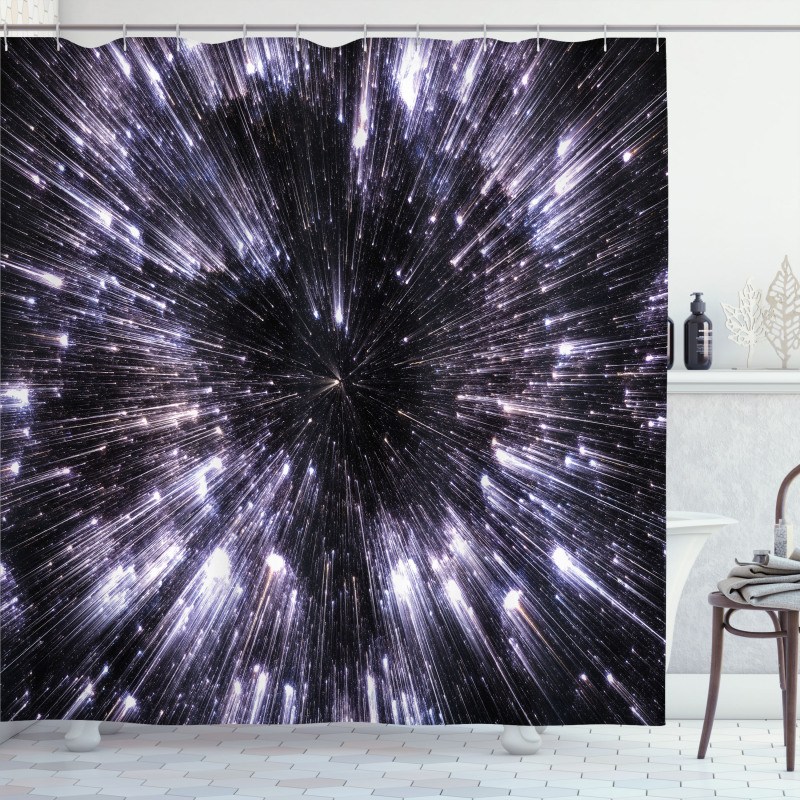 Universe Space Travel Shower Curtain