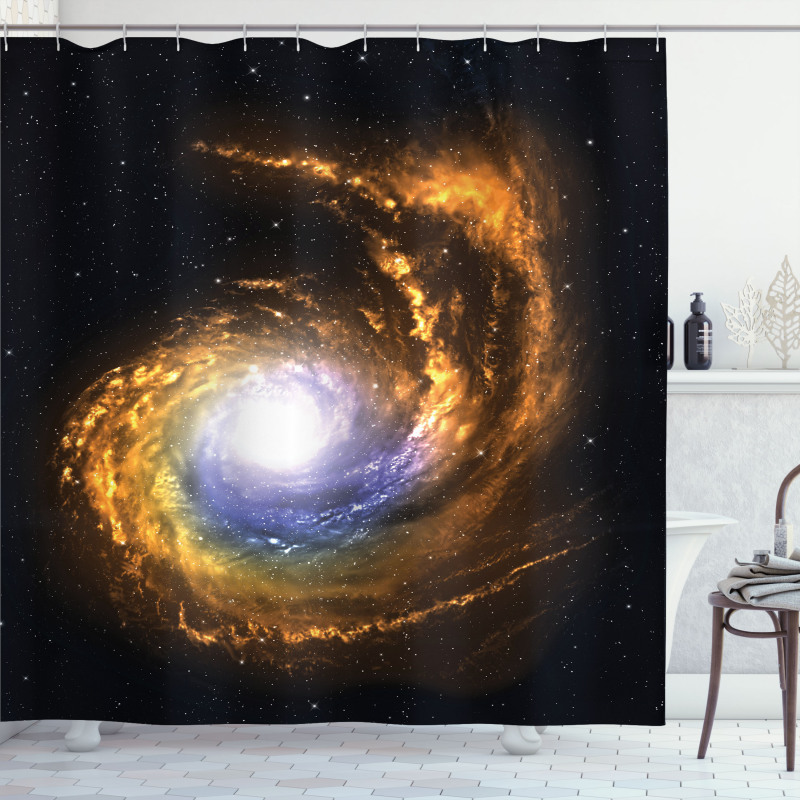 Cosmic Nebula Cloud Shower Curtain