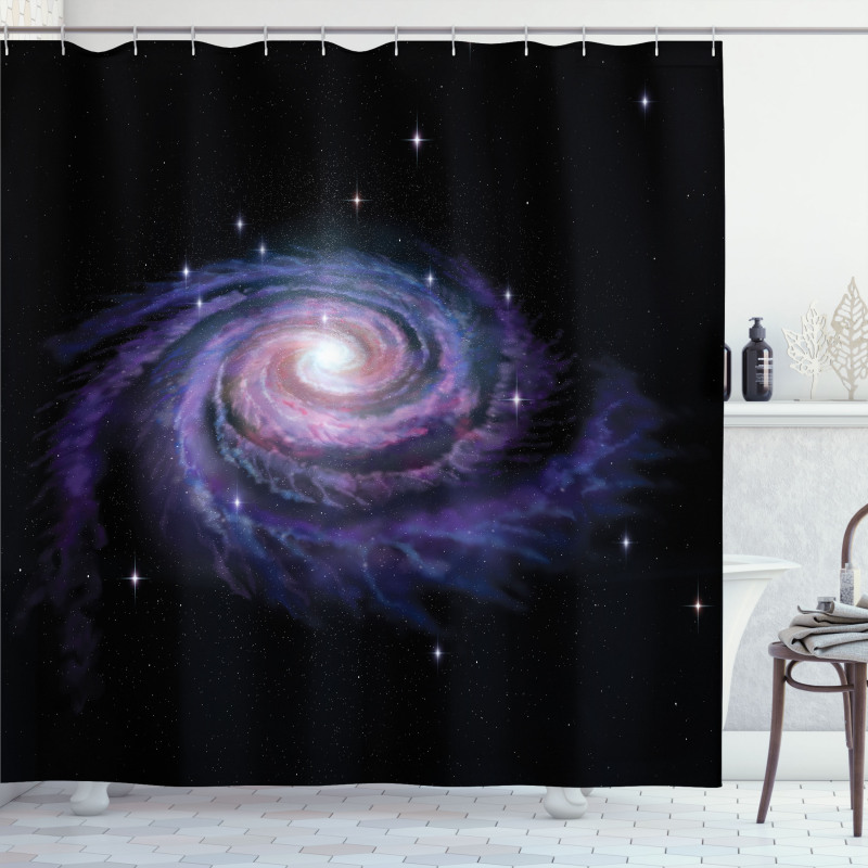 Celestial Galaxy Dust Shower Curtain