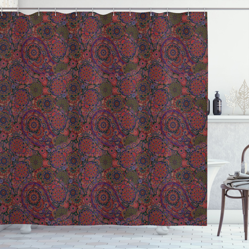 Leaves Eastern Shower Curtain