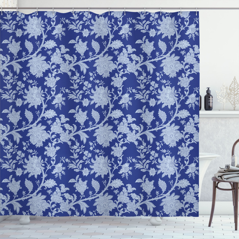 Paisley Pattern Ottoman Shower Curtain