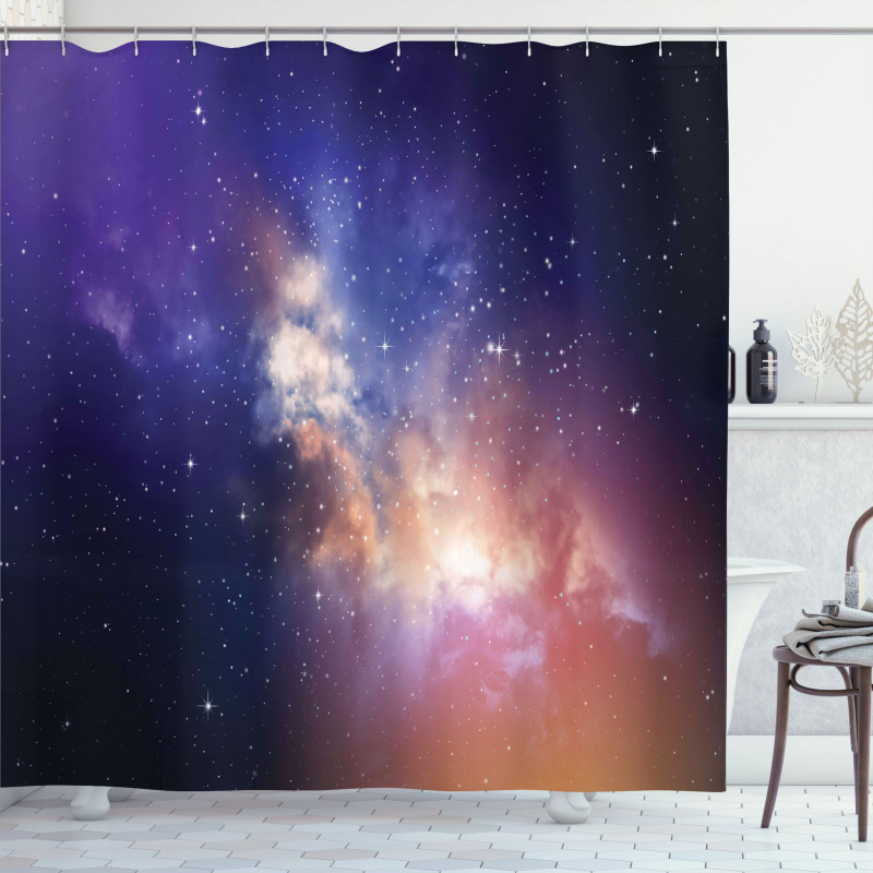 Stars in Supernova Sky Shower Curtain