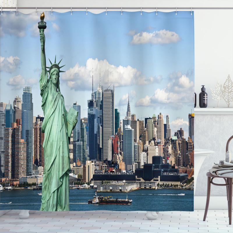 Lİberty NYC Shower Curtain