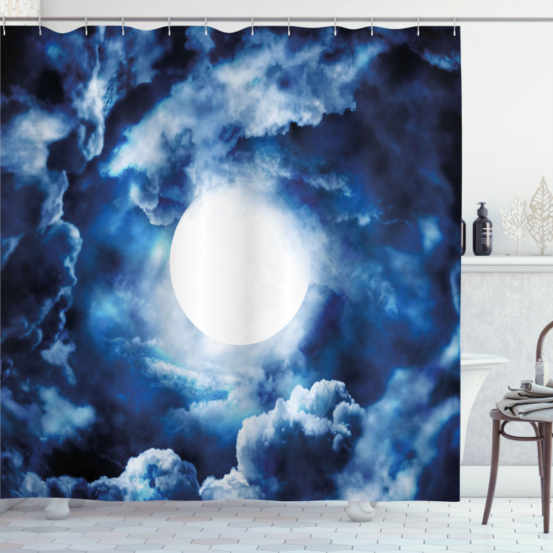 Magic Dark Twilight Dawn Shower Curtain