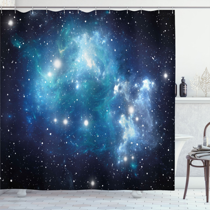 Mystical Supernova Stars Shower Curtain