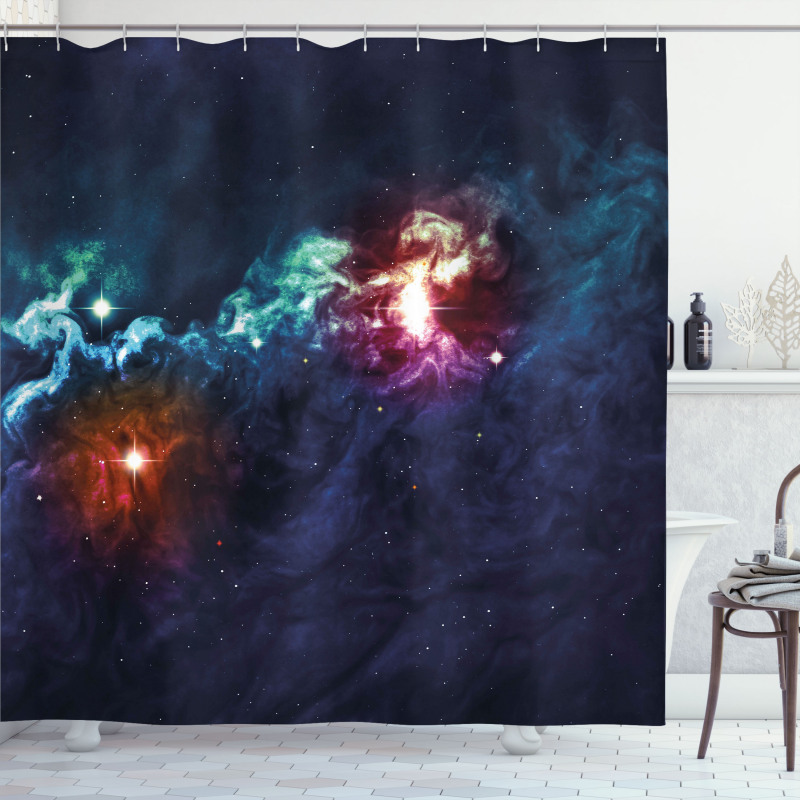 Cosmos Galactic Star View Shower Curtain