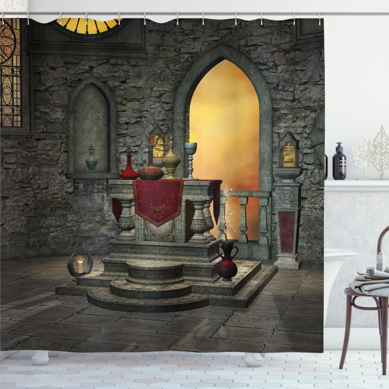 Altar Design Shower Curtain