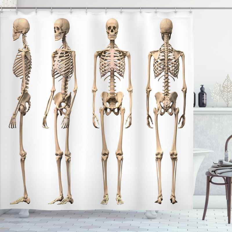 Medical Skeleton Shower Curtain