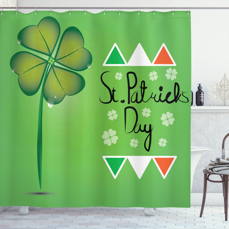 Clover Leaf Flags Shower Curtain