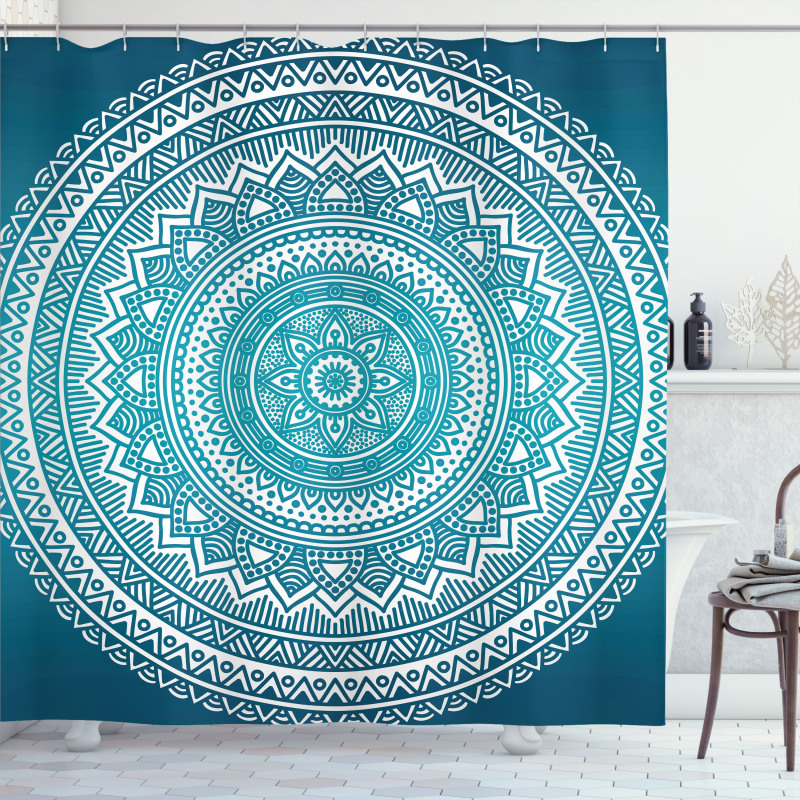 Starry Flowers Shower Curtain