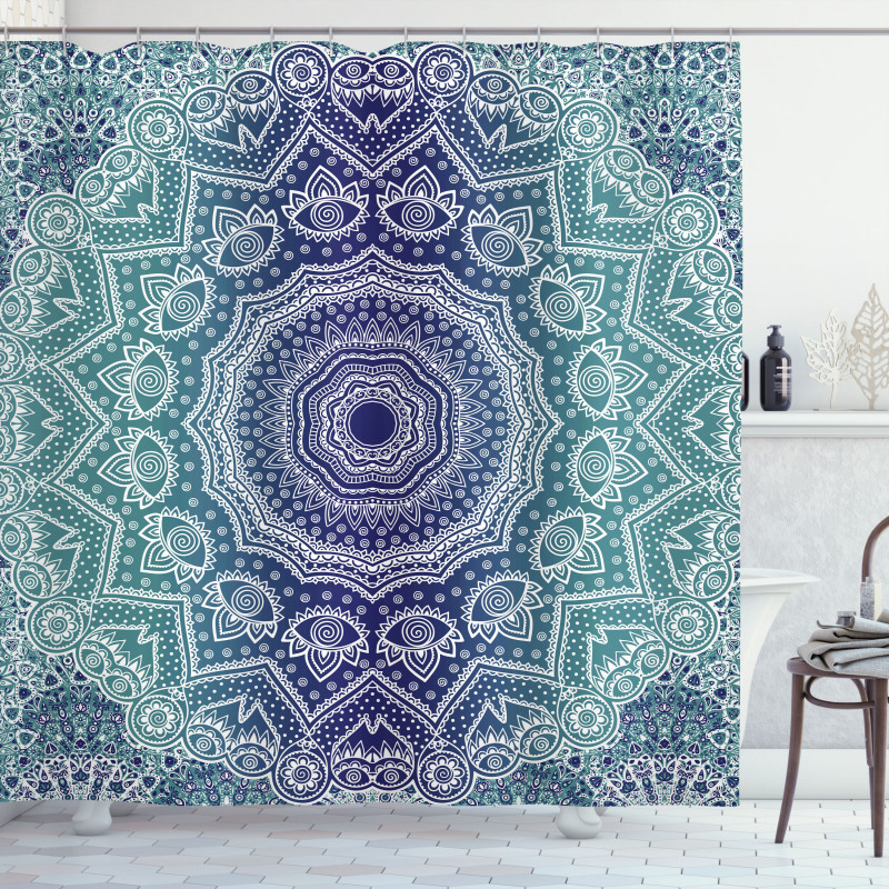 Ombre Tribe Shower Curtain