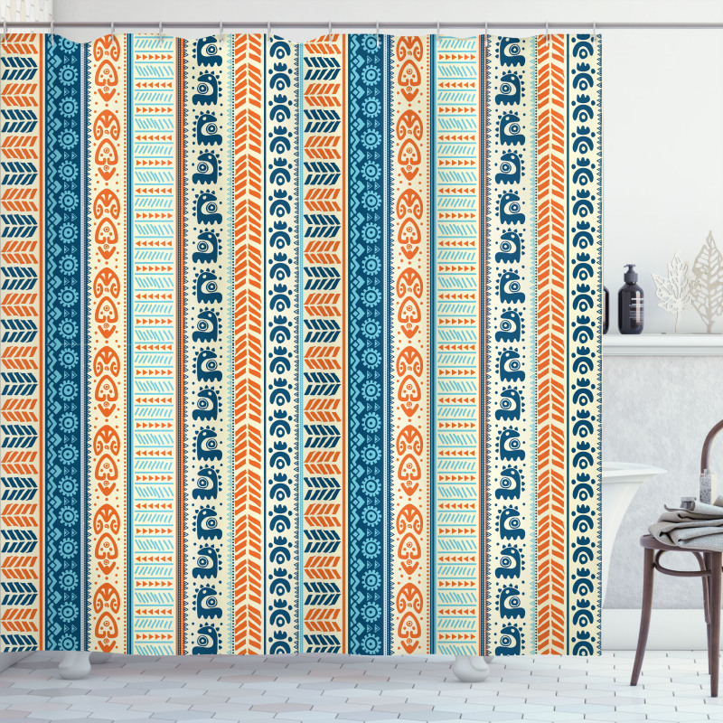 Vintage Pattern Shower Curtain