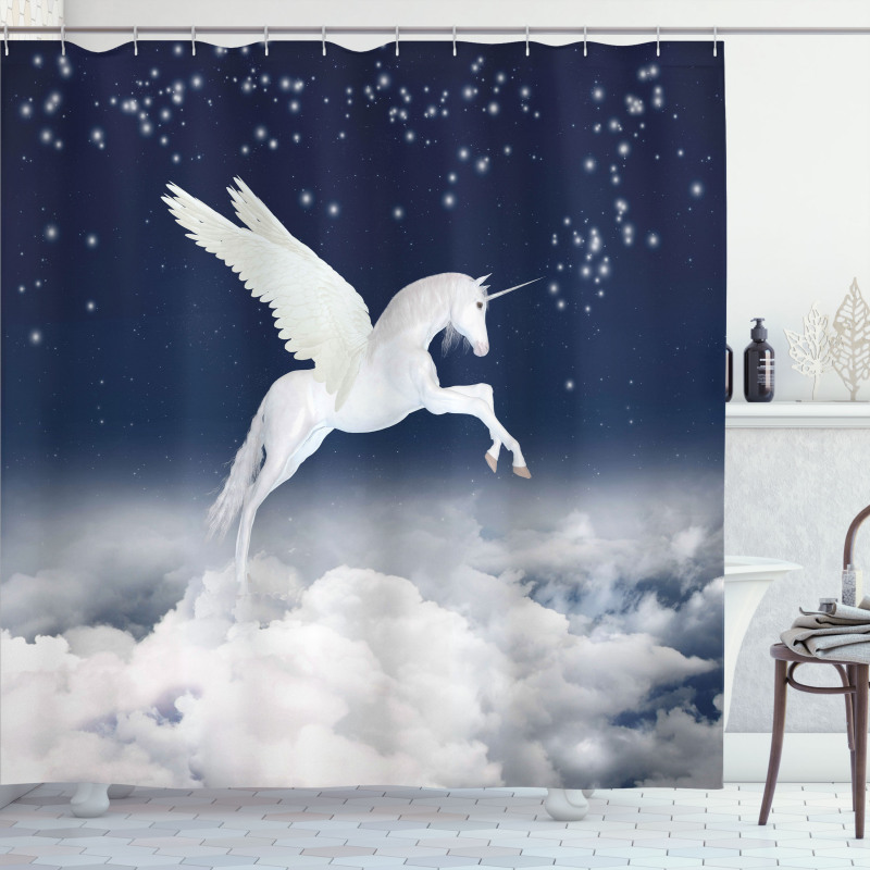 Unicorn Animal Shower Curtain