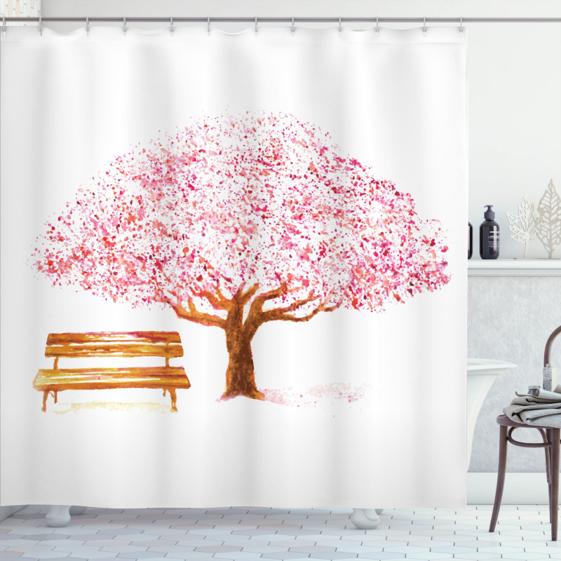 Blooming Cherry Tree Shower Curtain