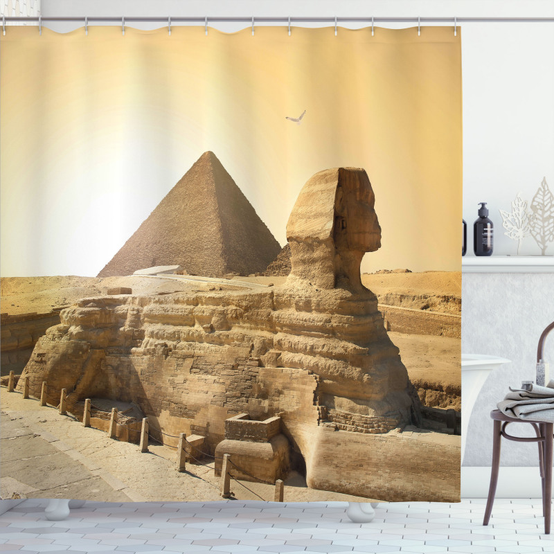 Egptian Pyramids Shower Curtain