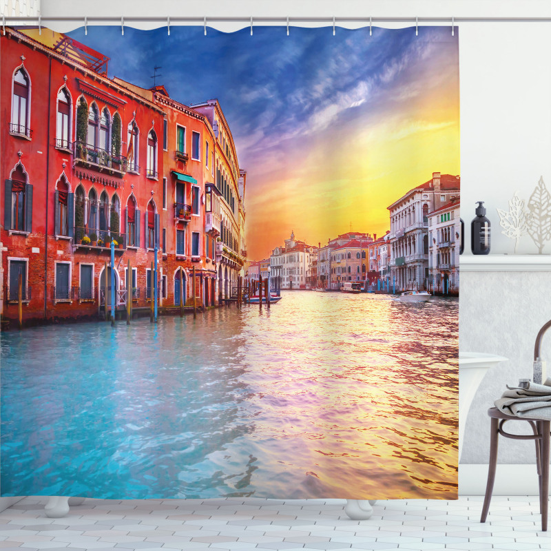 Venice Canal Shower Curtain