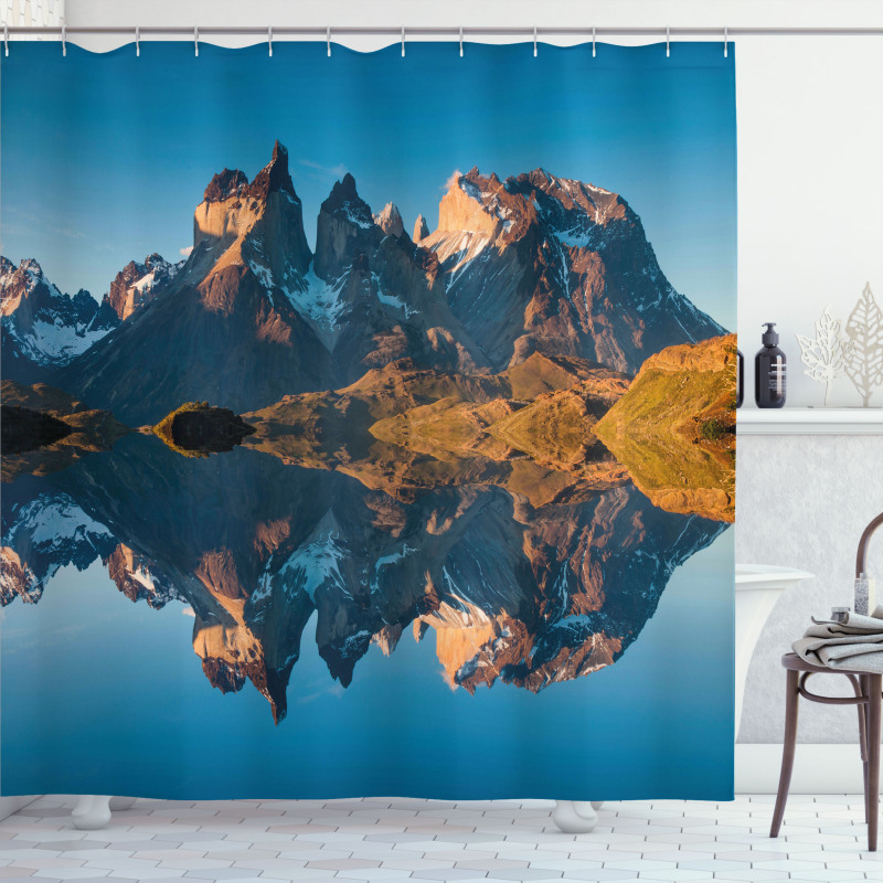 Majestic Rocky Mountain Shower Curtain