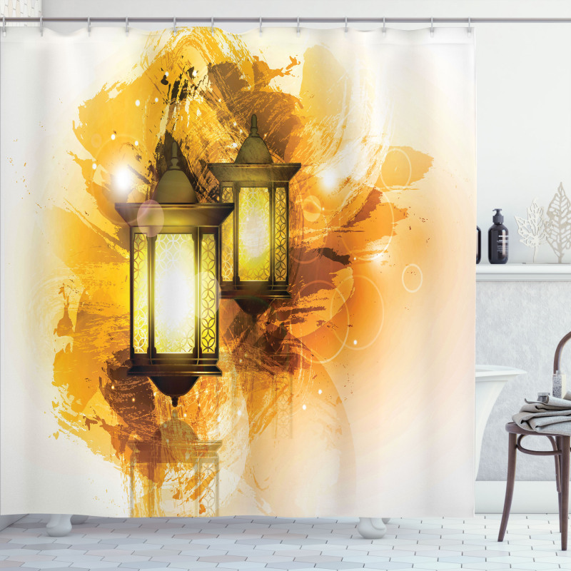 Old Fashioned Urban Shower Curtain