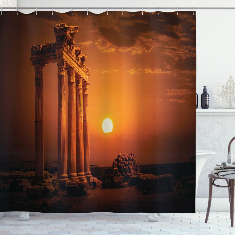 Antique Style Monument Shower Curtain