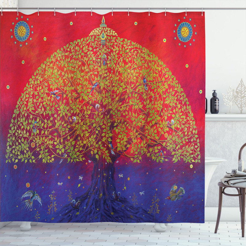Eastern Artwork Shower Curtain