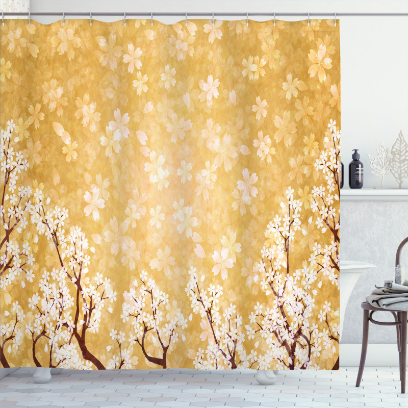 Trees Blossom in Spring Shower Curtain
