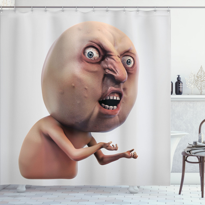 Why You No Troll Meme Shower Curtain