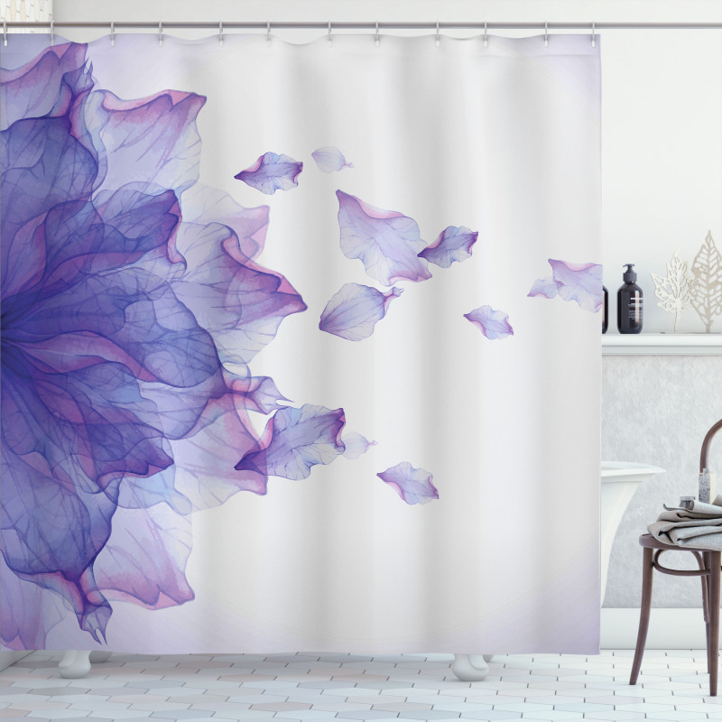 Abstract Modern Water Shower Curtain