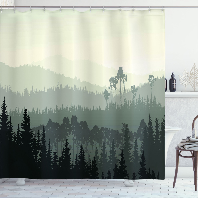 Valley Mystic Forest Shower Curtain